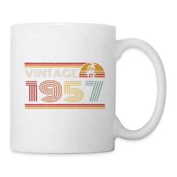 1957 Limited Edition Geburtstag Outfit 1957 vintag - Tasse - Weiß - Rechts