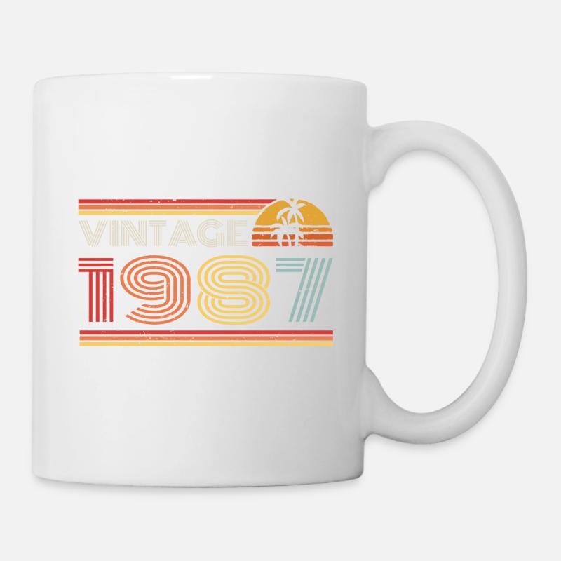 1987 Limited Edition Geburtstag Outfit 1987 vintag - Tasse - Weiß