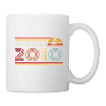 2010 Limited Edition Geburtstag Outfit 2010 vintag - Tasse - Weiß - Rechts