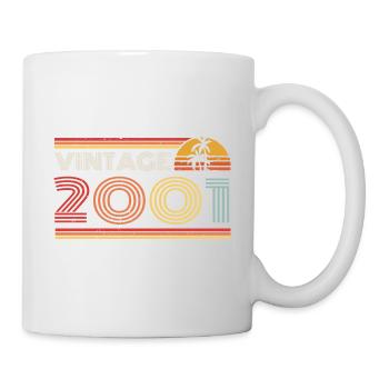 2001 Limited Edition Geburtstag Outfit 2001 vintag - Tasse - Weiß - Rechts