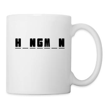 Hangman hngmn fast durchgespielt - Tasse - Weiß - Rechts