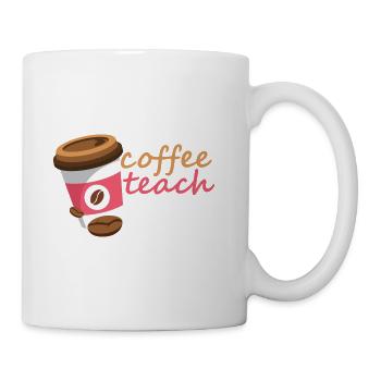 Kaffee unterrichten Wiederholung - Tasse - Weiß - Rechts