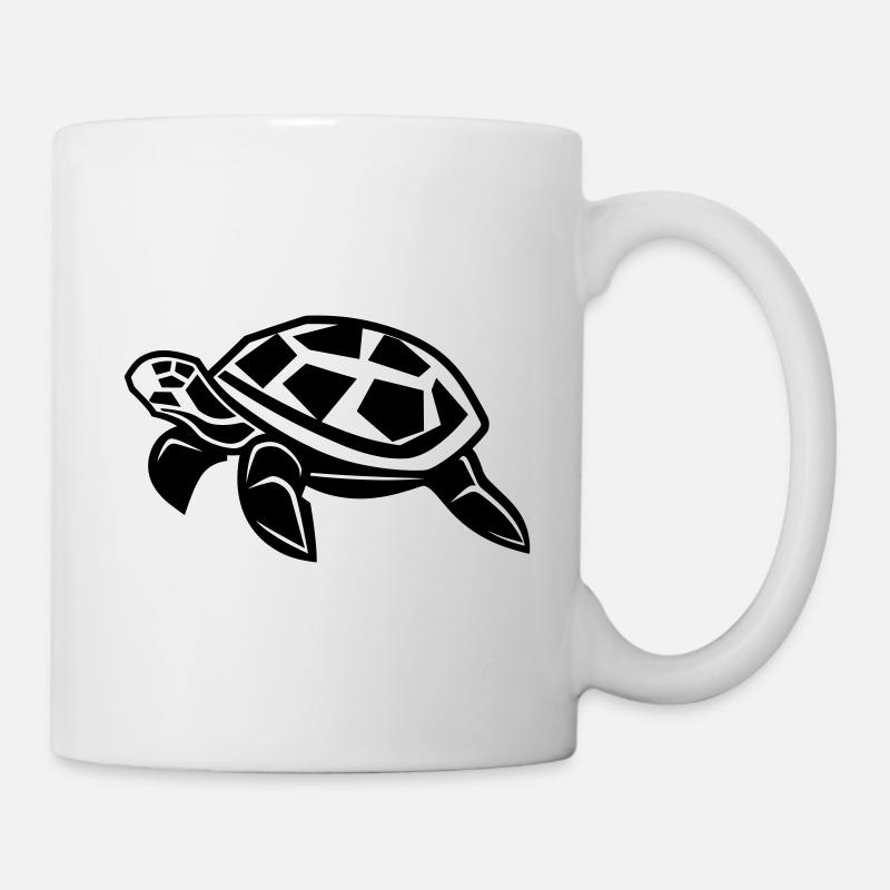 Tortue - Mug blanc - blanc
