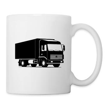 LKW - Tasse - Weiß - Rechts
