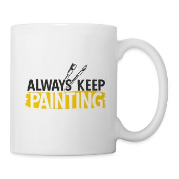 Maler Zeichner für Künstler - Tasse - Weiß - Rechts