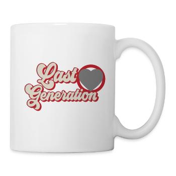 Letzte Generation | Farben änderbar - Tasse - Weiß - Rechts