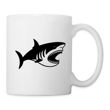 Hai - Tasse - Weiß - Rechts