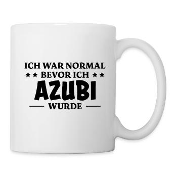 Azubi Spruch Lehrling Job Lustiges Azubi Geschenk - Tasse - Weiß - Rechts