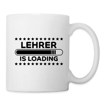 Lehrer Spruch Unterricht Lustiges Lehrer Geschenk - Tasse - Weiß - Rechts