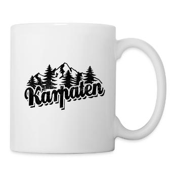 Karpaten - Wald und Berge Wandern Erholung - Tasse - Weiß - Rechts