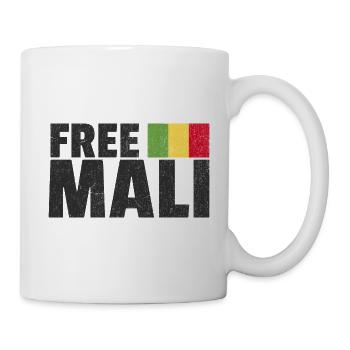 Mali libre : Soutenez la liberté du Mali - Mug blanc - blanc - Droite