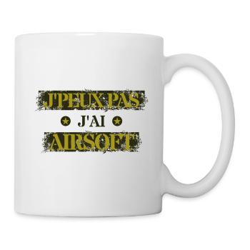 Je Peux Pas J'Ai Airsoft Humour Airsofteur - Mug blanc - blanc - Droite