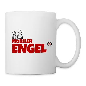 Mobiler Engel - Tasse - Weiß - Rechts