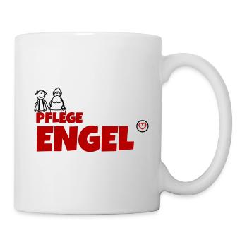 Pflege Engel - Tasse - Weiß - Rechts