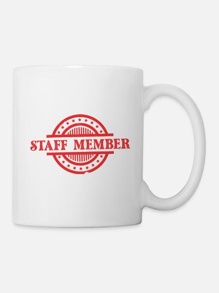 Staff Mitglied - Tasse - Weiß