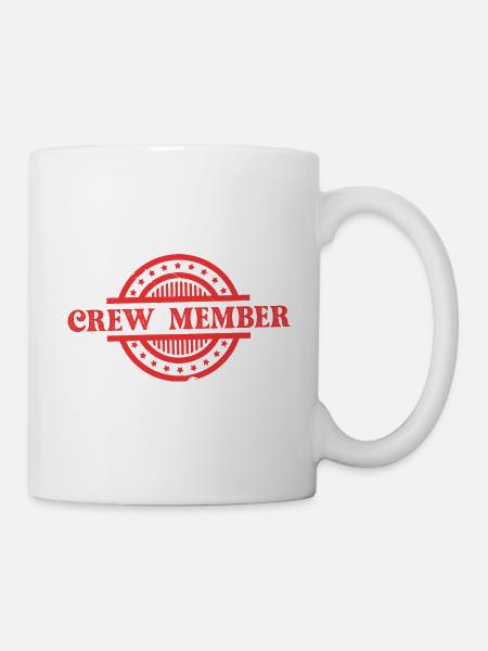 Crew Mitglied - Tasse - Weiß