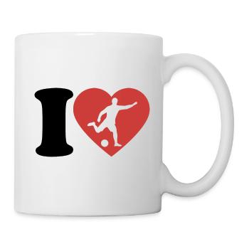 I Love Soccer - Heart - Hobby - Mug - white - Right