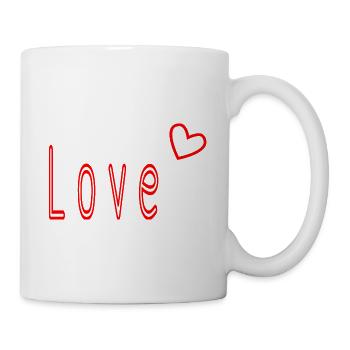 COUPLE. JUST MARRIED. Bachelorette party. VALENTINE'S DAY. LOVE. - Mug - white - Right
