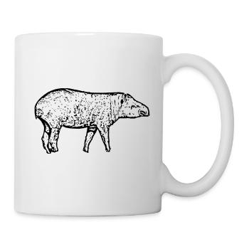 Tapire - Tasse - Weiß - Rechts