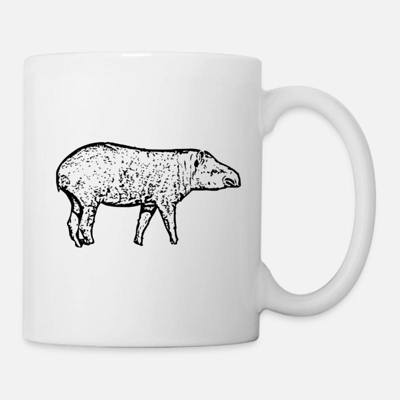 Tapire - Tasse - Weiß