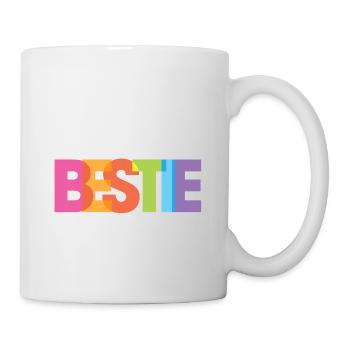 She's My Co Teacher Bestie Work Buddy Bestfriend - Tasse - Weiß - Rechts