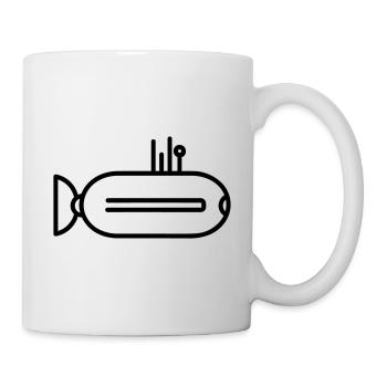 U-Boot-Boot - Tasse - Weiß - Rechts