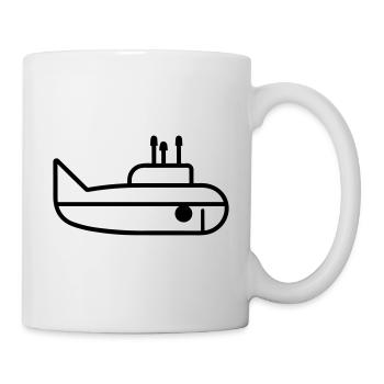 U-Boot-Boot - Tasse - Weiß - Rechts
