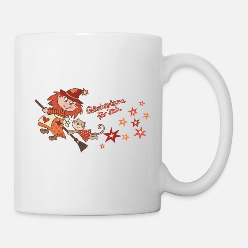 Glückssterne für Dich - Tasse - Weiß