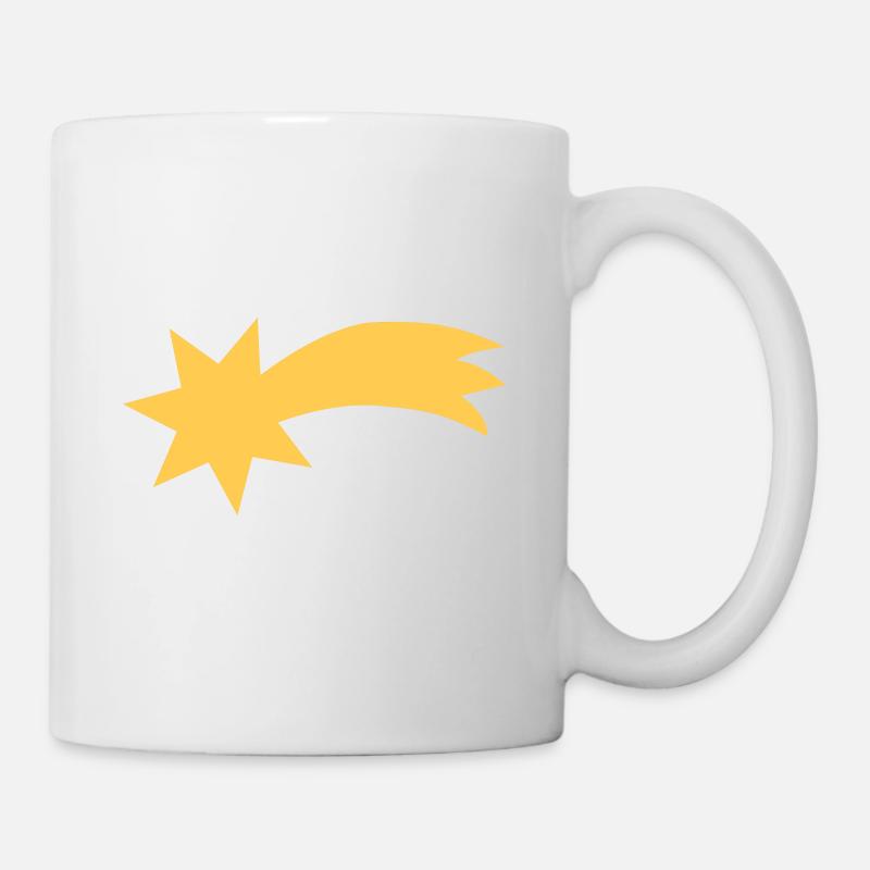 Sternschnuppe - Tasse - Weiß