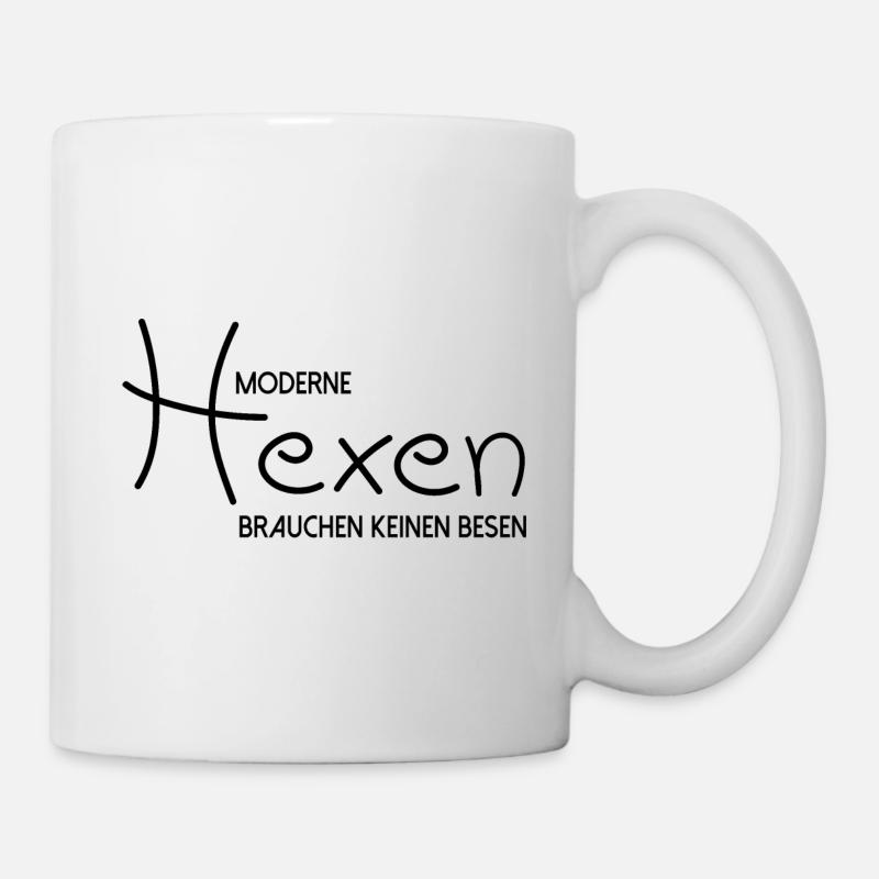 Moderne Hexe - Tasse - Weiß