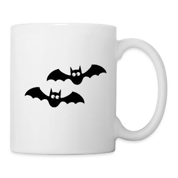 Halloween bat - Mug - white - Right