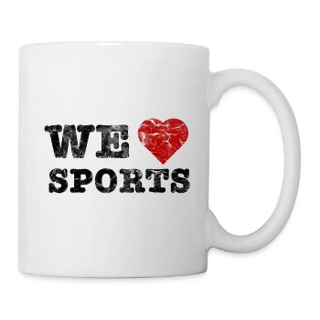 we_love_sports_vintage - Mug - white - Right