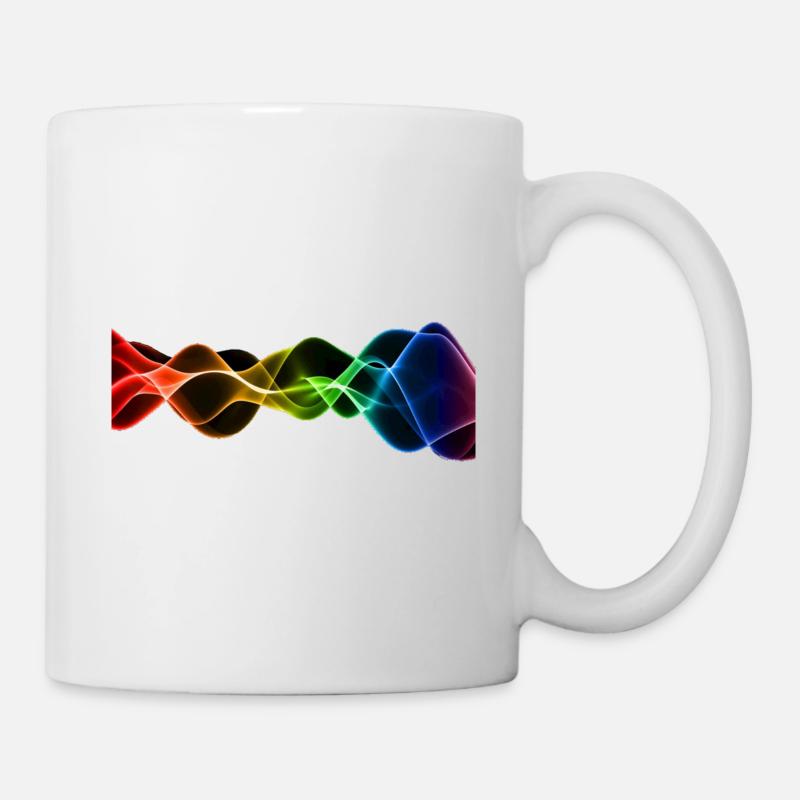 Frequenz Vibration Schwingungen Hertz - Tasse - Weiß