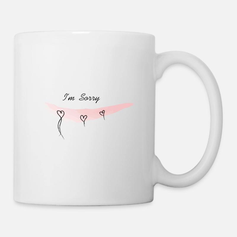 Désolé - Mug blanc - blanc