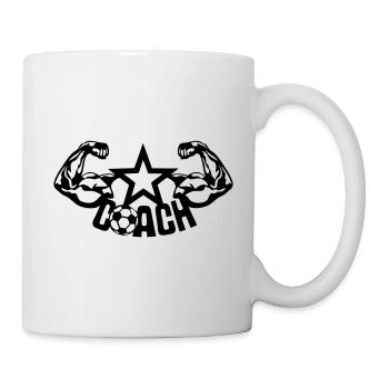 foot coach arm muscle 1 - Mug - white - Right