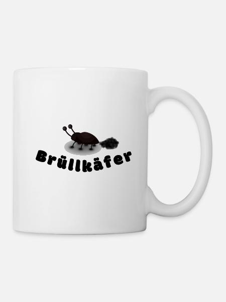 Brüllkäfer - Tasse - Weiß