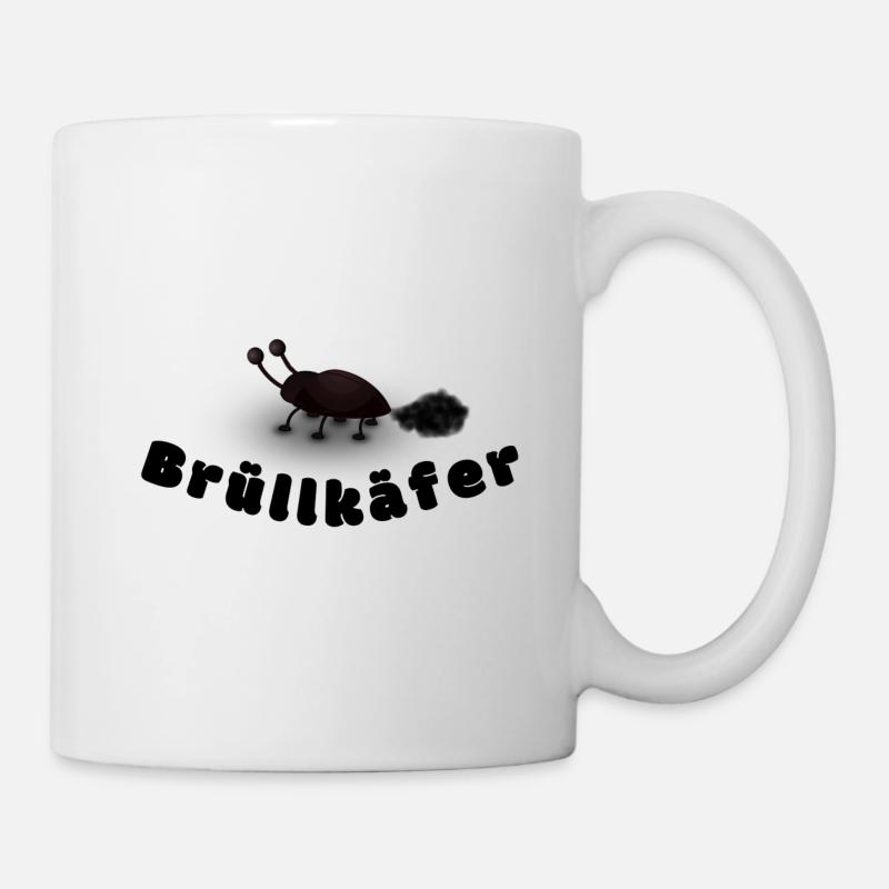 Brüllkäfer - Tasse - Weiß