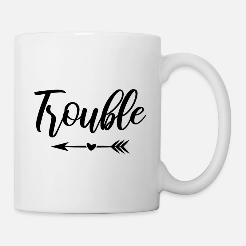 Gemini Twin Spell Double Trouble - black - Mug - white