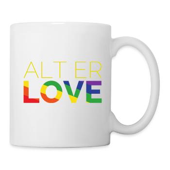 Alt er Love | SKAM | LGBT | Pride - Tasse - Weiß - Rechts