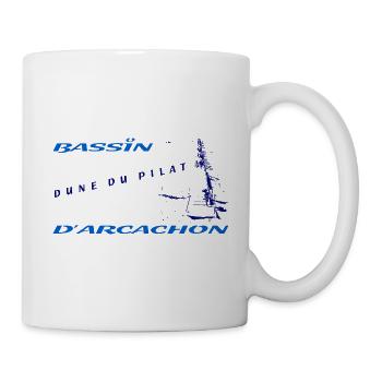 Pilat Dune Treppenhaus - Tasse - Weiß - Rechts