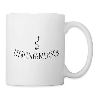 Lieblingsmensch - Tasse - Weiß - Rechts