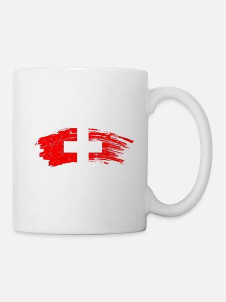 Suisse - Kop/krus - hvid