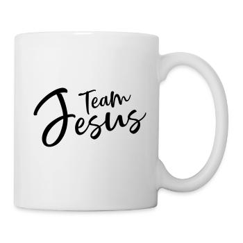 équipe jésus - Mug blanc - blanc - Droite