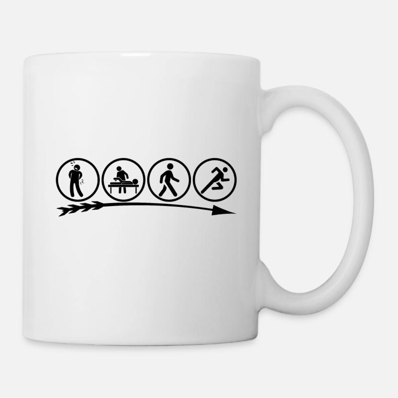Physiothérapeute physiothérapeute - Mug blanc - blanc