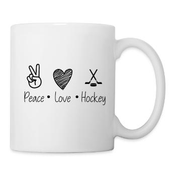 Eishockey - Tasse - Weiß - Rechts