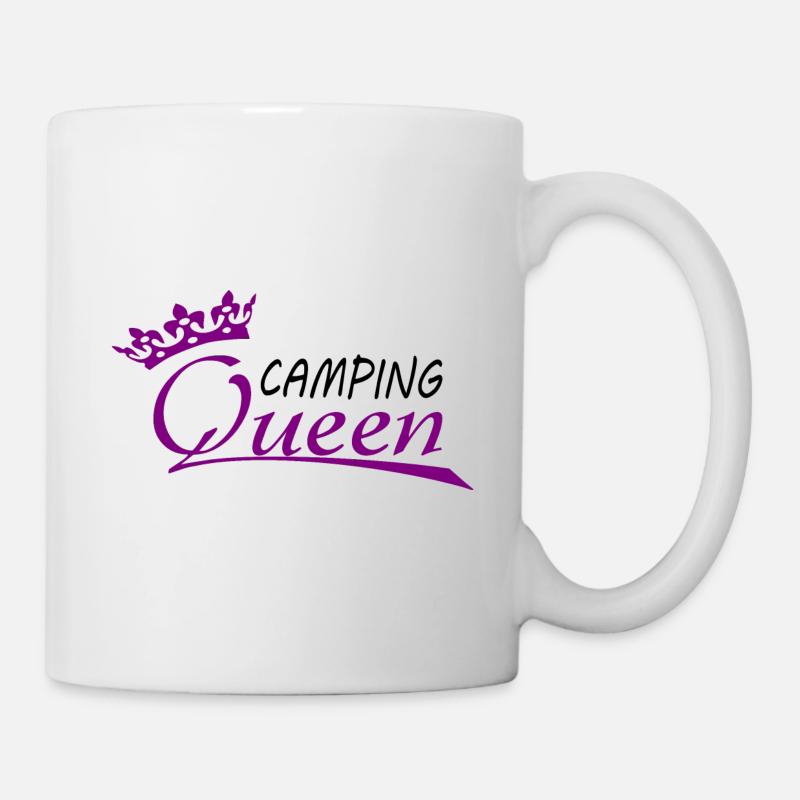 Camping - Tasse - Weiß