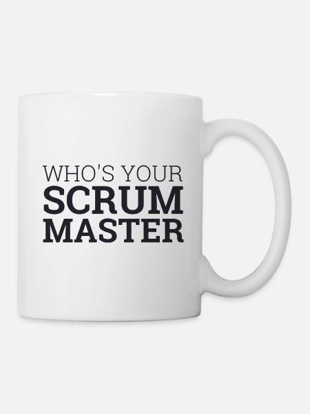 "Scrum Master" | - Tasse - Weiß