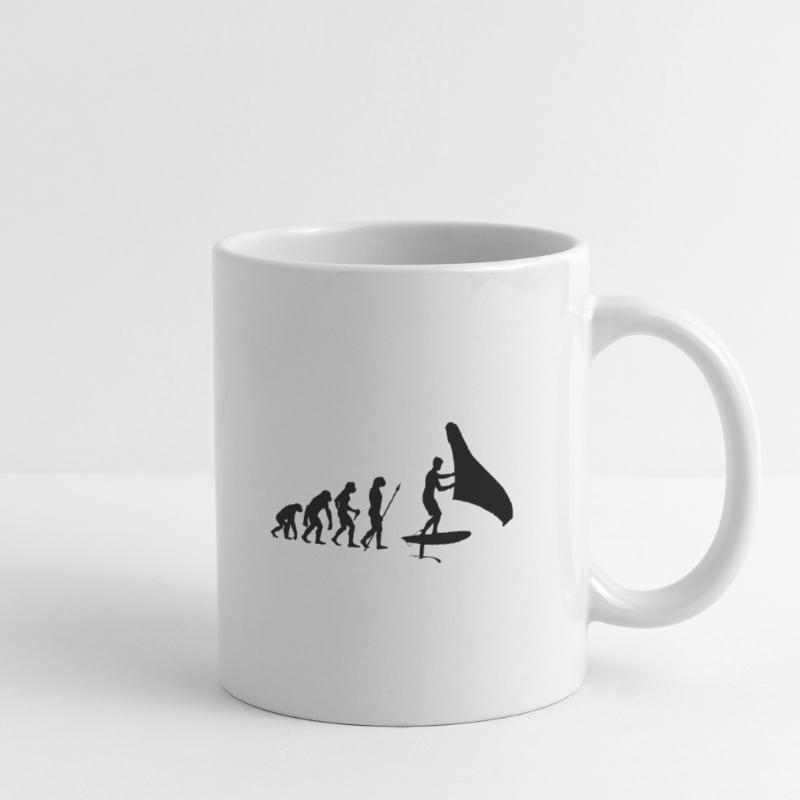 Hydrofoil Wingfoil Evolution Foil Wing Wingfoiling Mug blanc