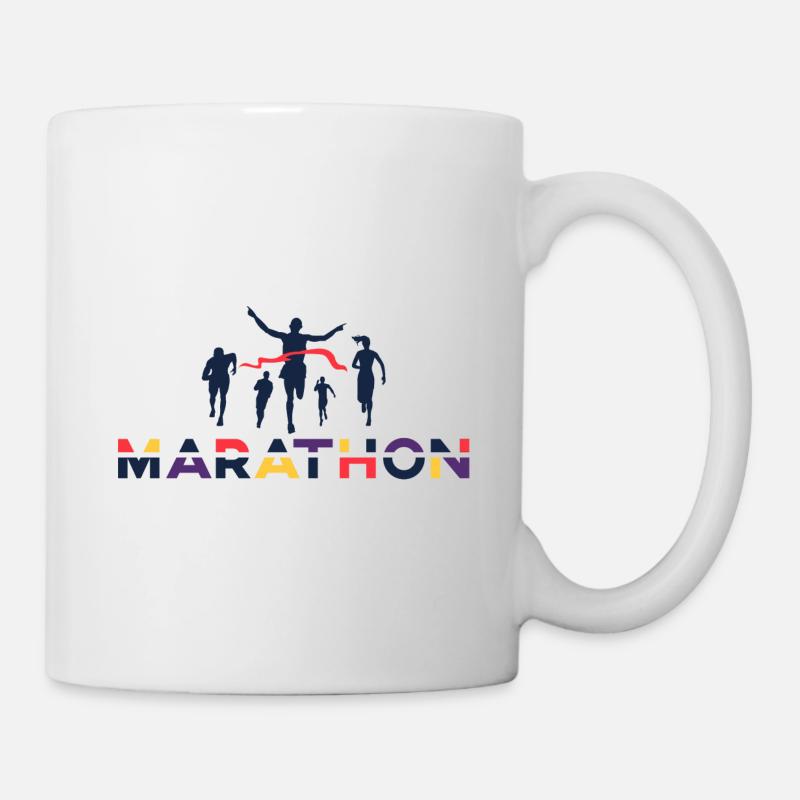 Marathon - Tasse - Weiß