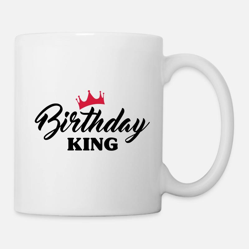 Birthday Men's Birthday King - Mug - white